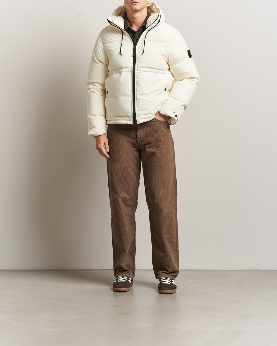 Hombres | Abrigos y chaquetas | Stone Island | Ripstop Cordura Padded Down Parka Ivory