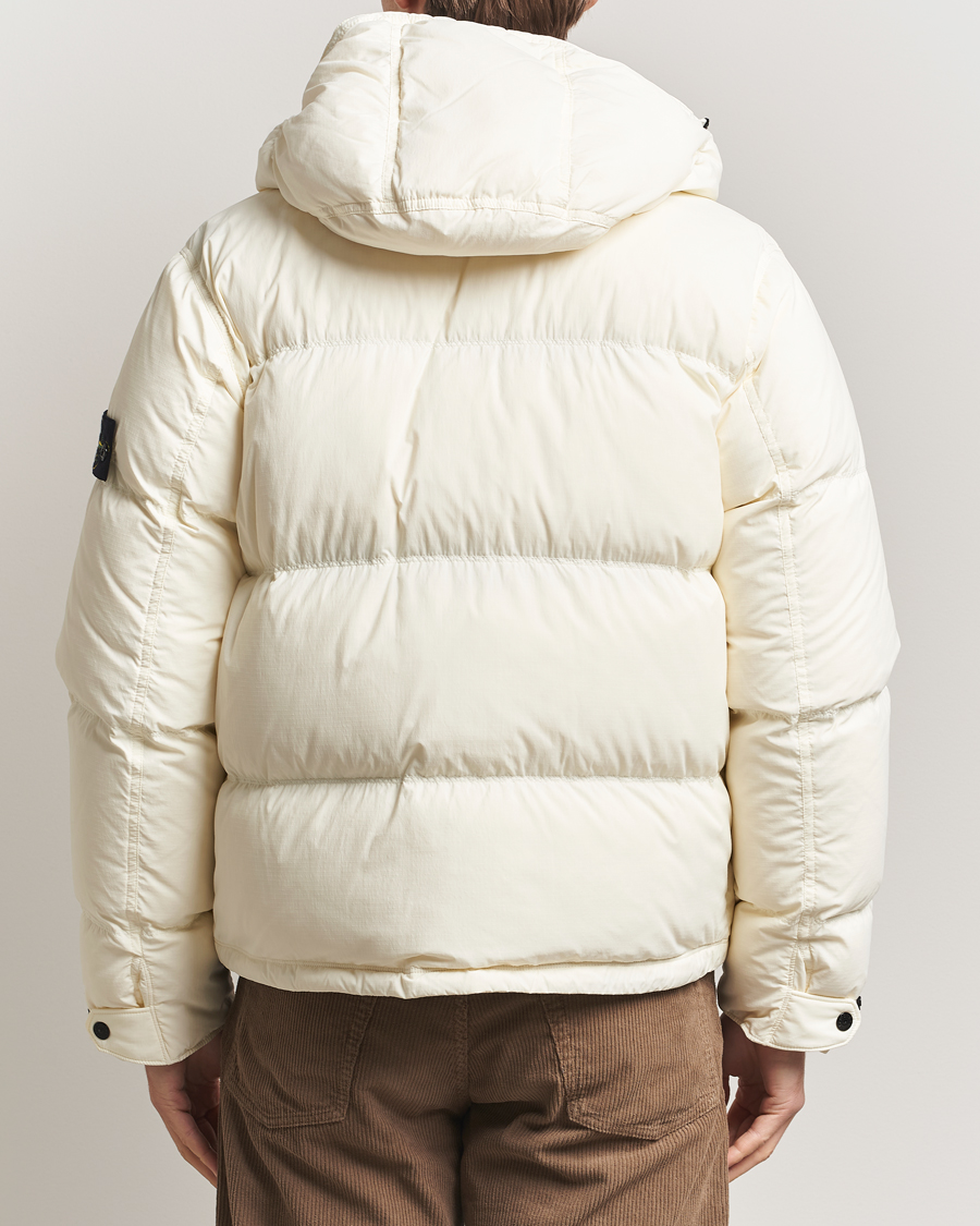 Hombres | Abrigos y chaquetas | Stone Island | Ripstop Cordura Padded Down Parka Ivory
