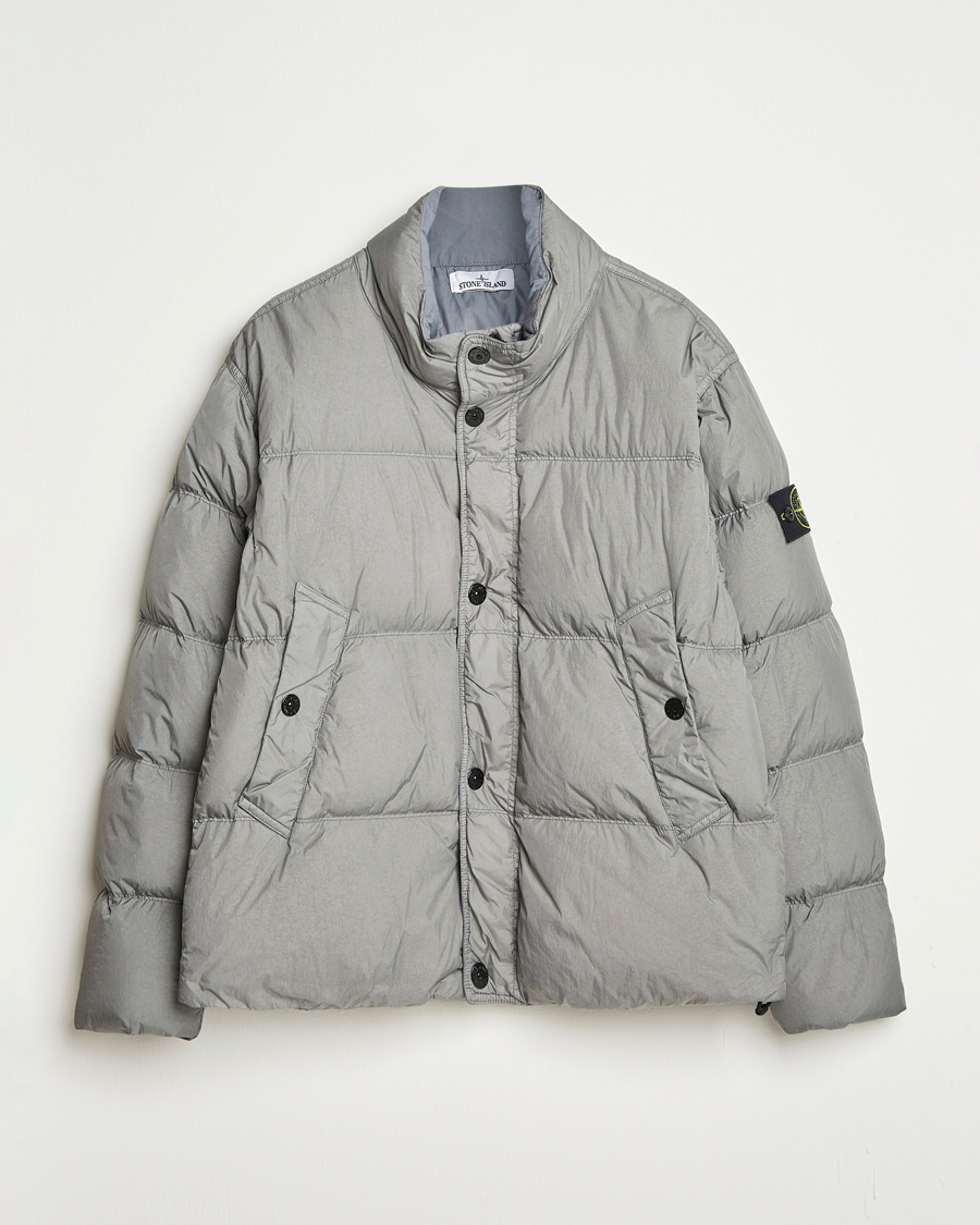 Hombres | Abrigos y chaquetas | Stone Island | Crinkle Reps Down Jacket Cement