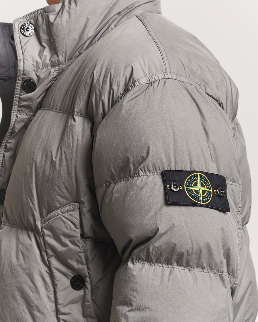 Hombres | Abrigos y chaquetas | Stone Island | Crinkle Reps Down Jacket Cement