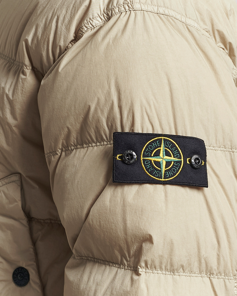 Hombres | Abrigos y chaquetas | Stone Island | Crinkle Reps Down Jacket Beige
