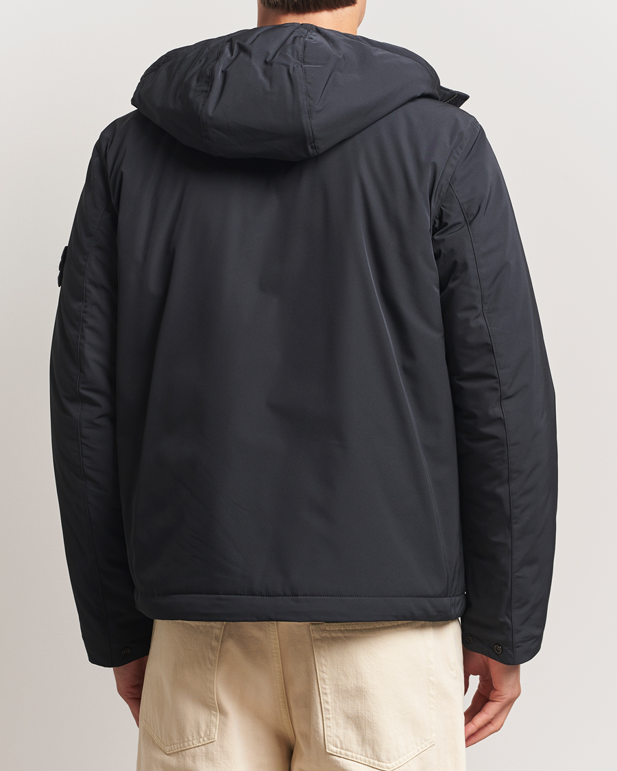Hombres | Abrigos y chaquetas | Stone Island | Micro Twill Primaloft Padded Hood Jacket Black