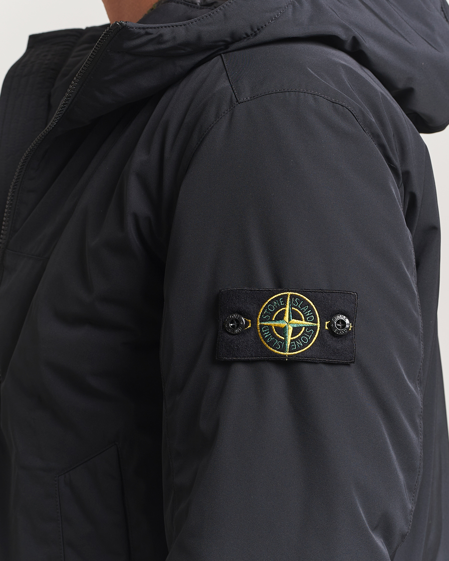 Hombres | Abrigos y chaquetas | Stone Island | Micro Twill Primaloft Padded Hood Jacket Black