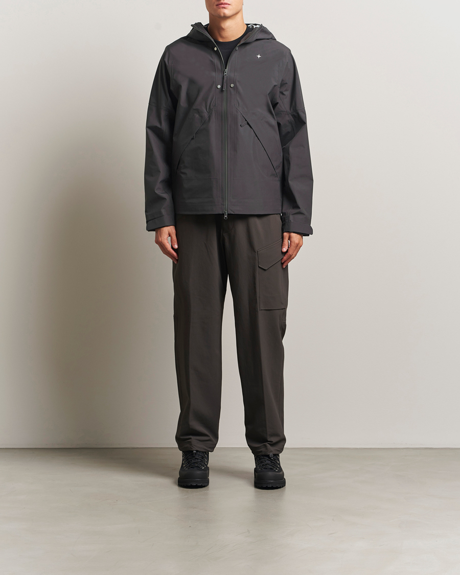 Hombres | Abrigos y chaquetas | Stone Island | Stellina 3L Gore-Tex Hooded Jacket Lead Grey