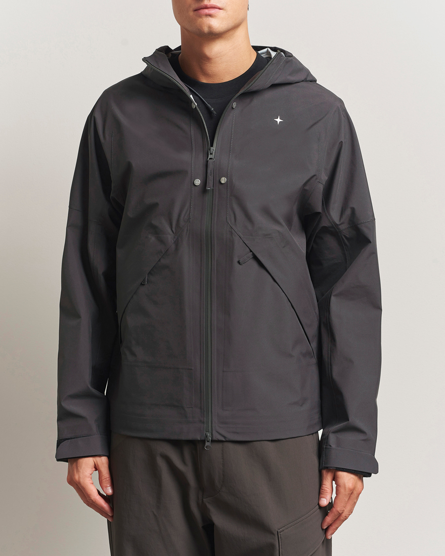 Hombres | Abrigos y chaquetas | Stone Island | Stellina 3L Gore-Tex Hooded Jacket Lead Grey