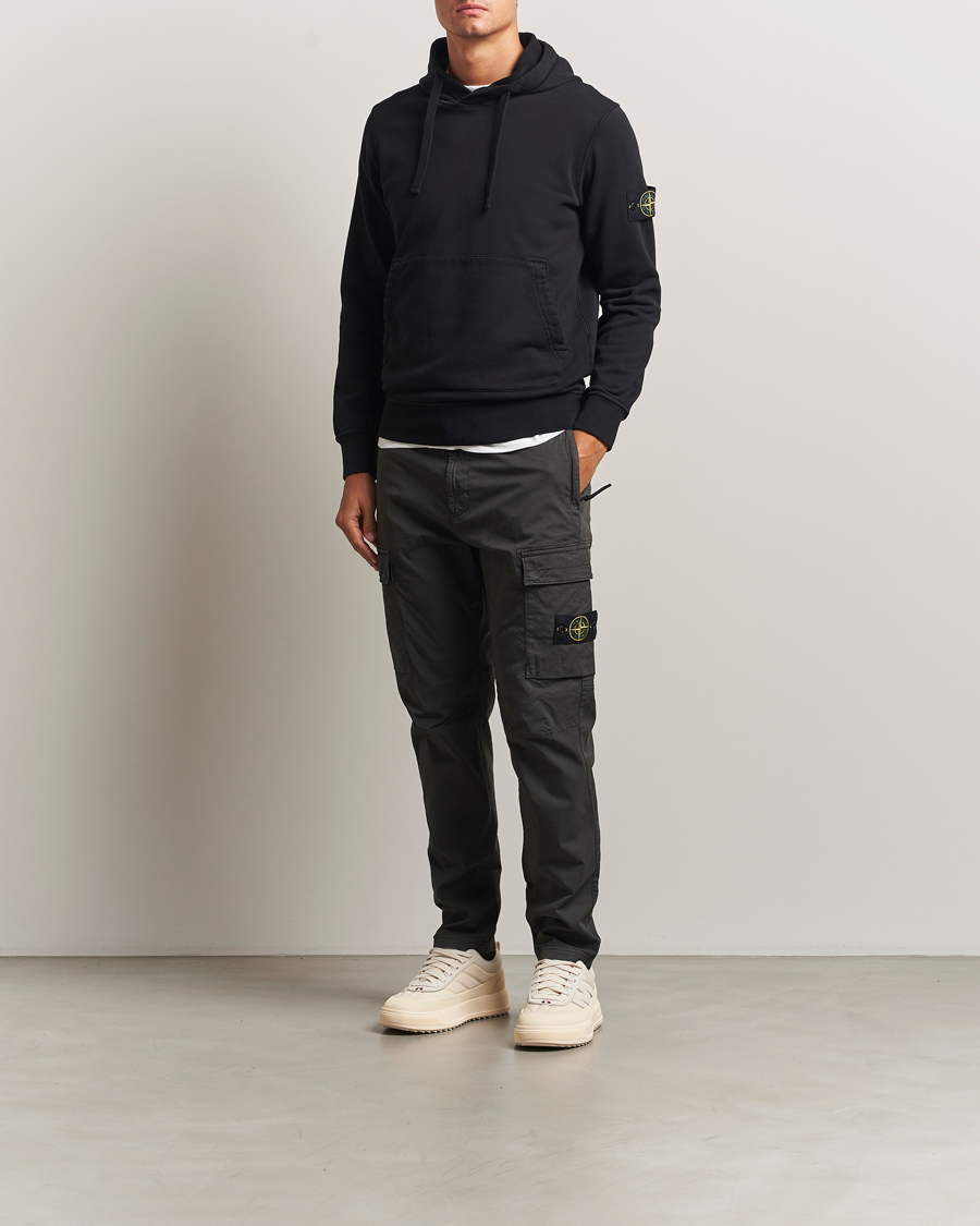 Hombres | Pantalones | Stone Island | Supima Cotton Stretch Cargo Trousers Lead Grey