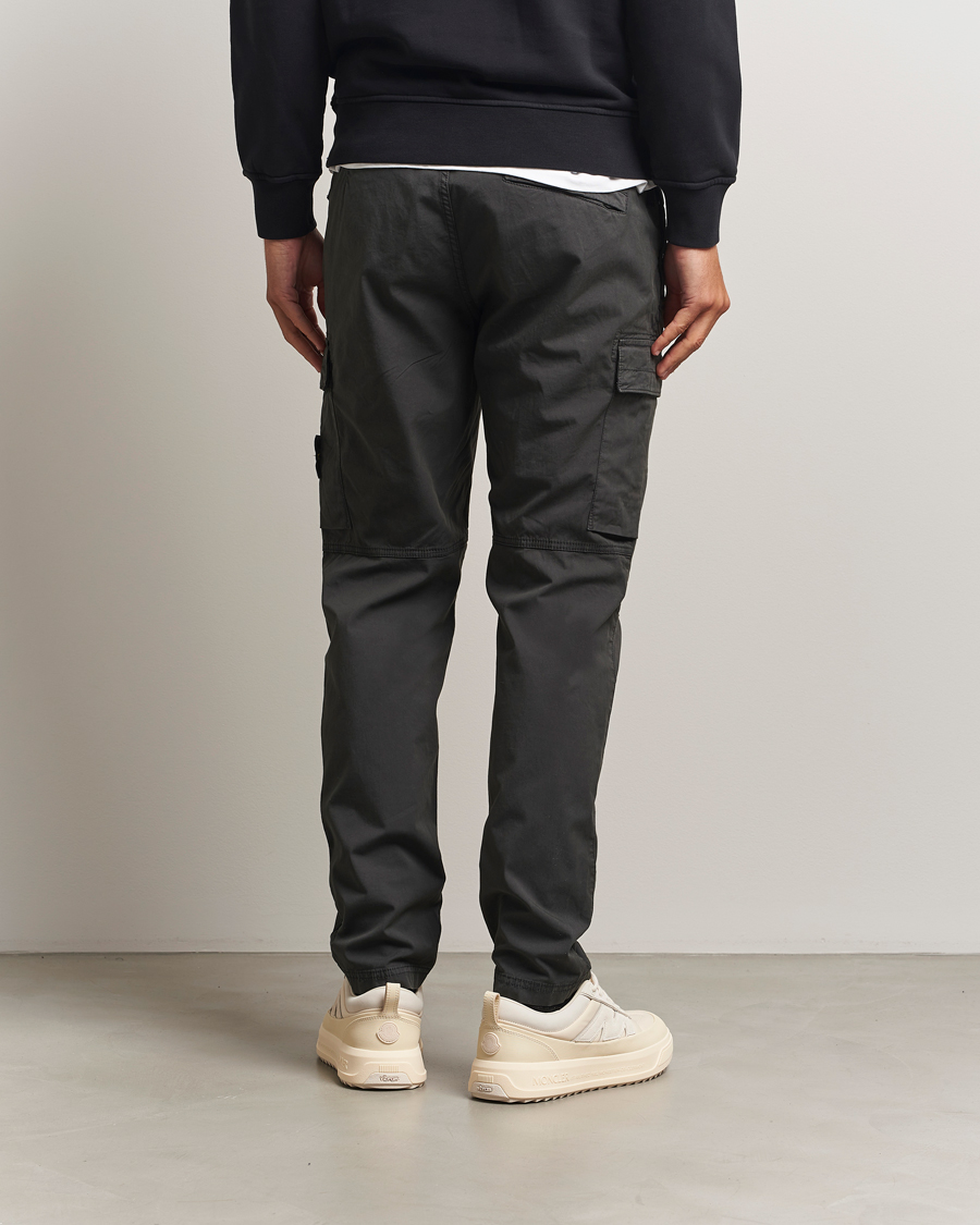 Hombres | Pantalones | Stone Island | Supima Cotton Stretch Cargo Trousers Lead Grey