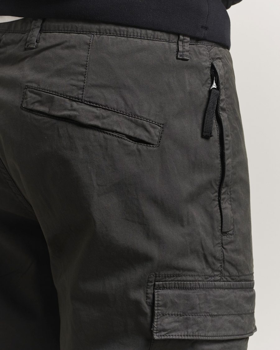 Hombres | Pantalones | Stone Island | Supima Cotton Stretch Cargo Trousers Lead Grey