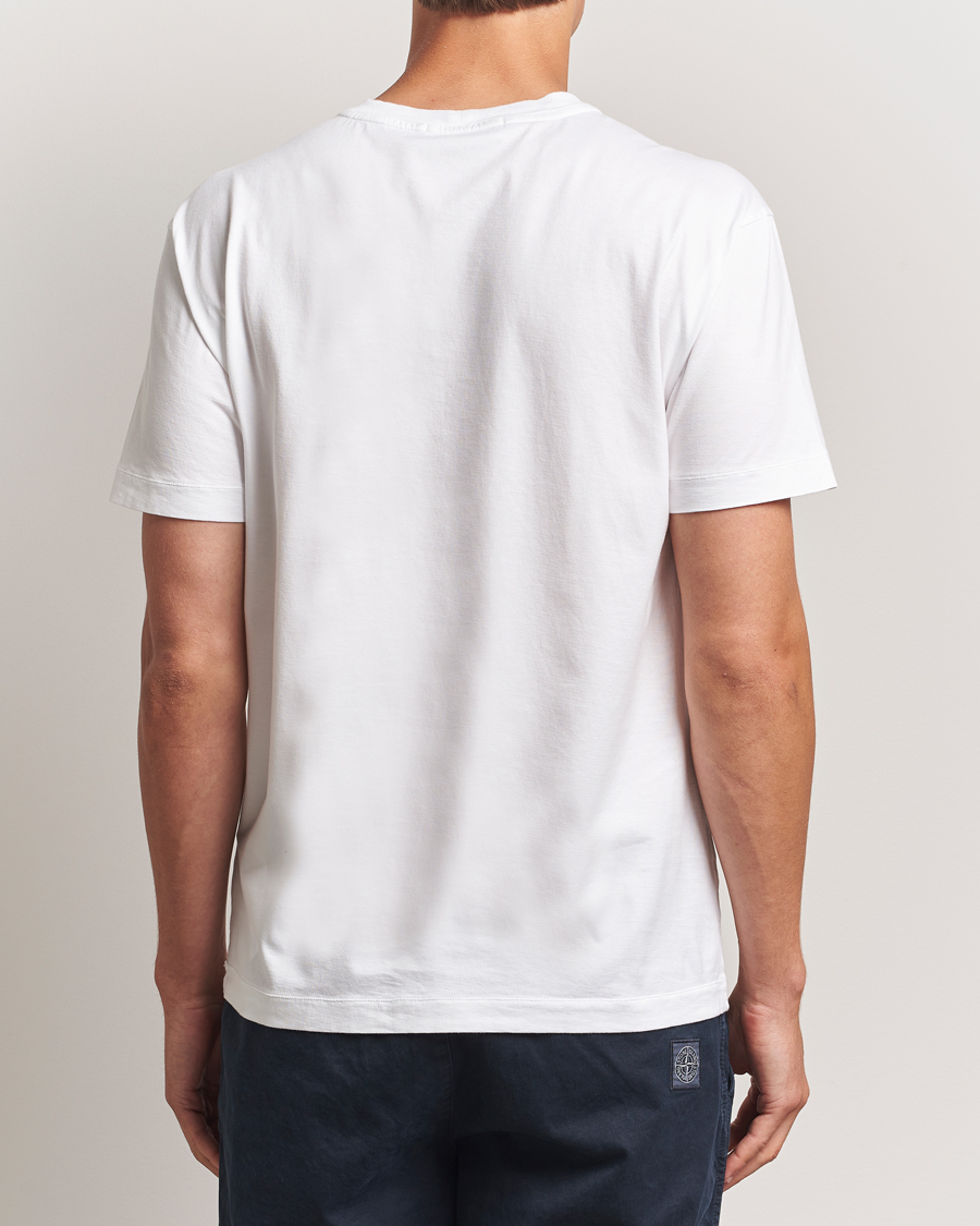 Hombres | Camisetas | Stone Island | Garment Dyed Cotton Jersey T-Shirt White