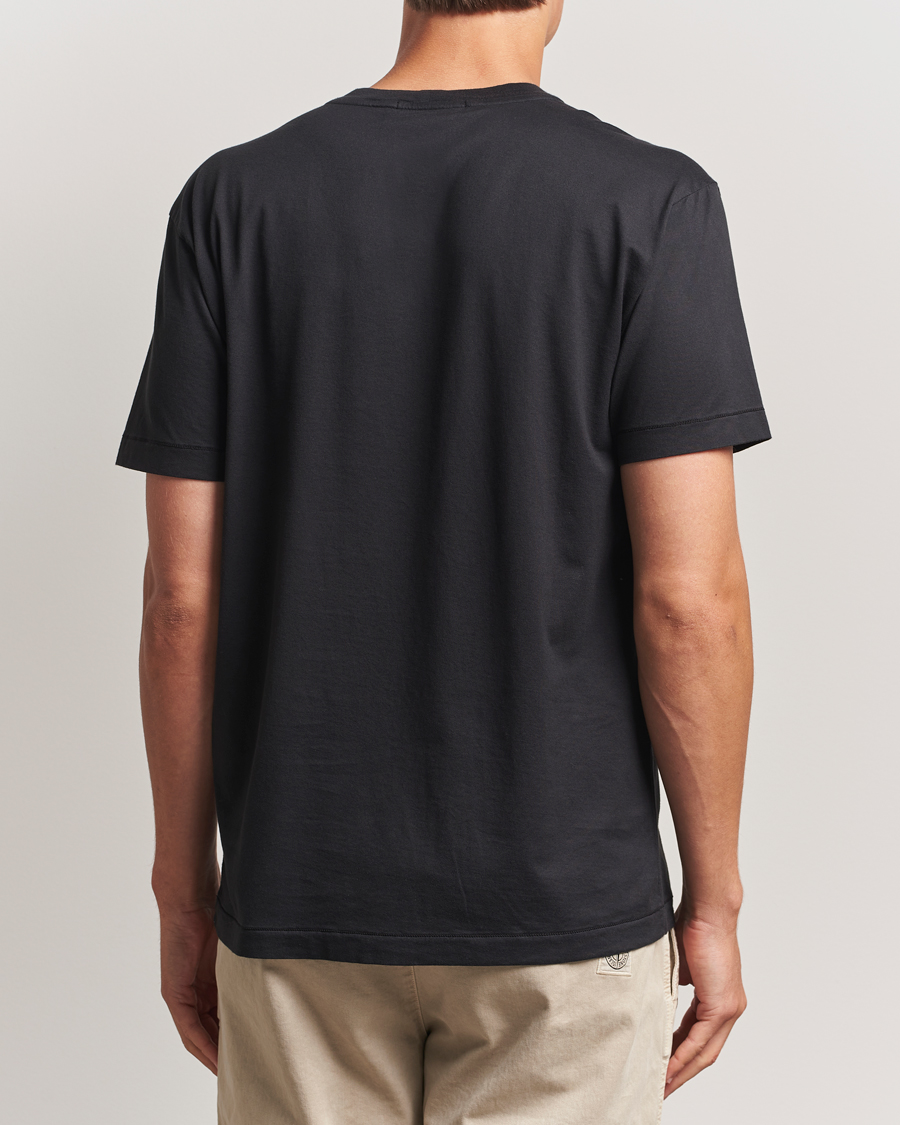 Hombres | Camisetas | Stone Island | Garment Dyed Cotton Jersey T-Shirt Black