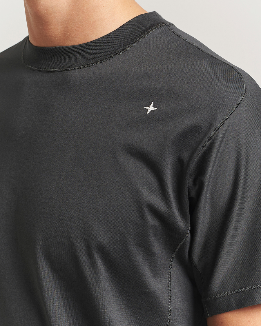 Hombres | Camisetas | Stone Island | Stellina Mercerized Cotton T-Shirt Lead Grey