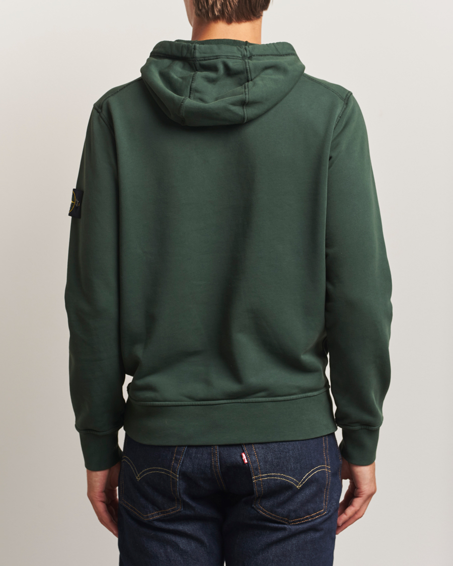 Hombres | Jerséis y prendas de punto | Stone Island | Garment Dyed Fleece Hood Juniper