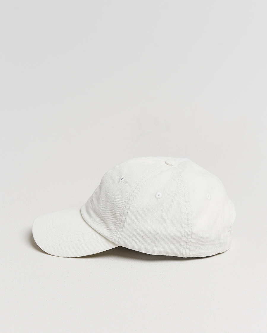 Hombres | Sombreros y gorras | Stone Island | Micro Cord Cotton Cap Ivory