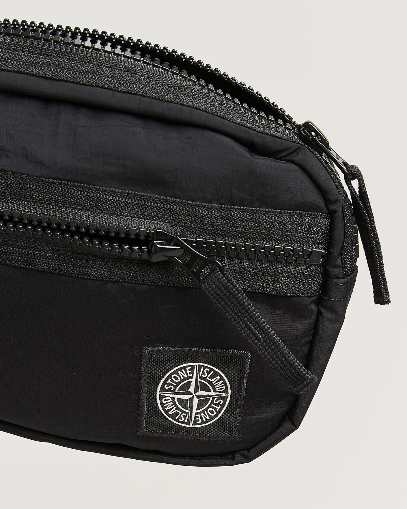 Hombres | Bolsos | Stone Island | Nylon Metal Waist Pouch Black