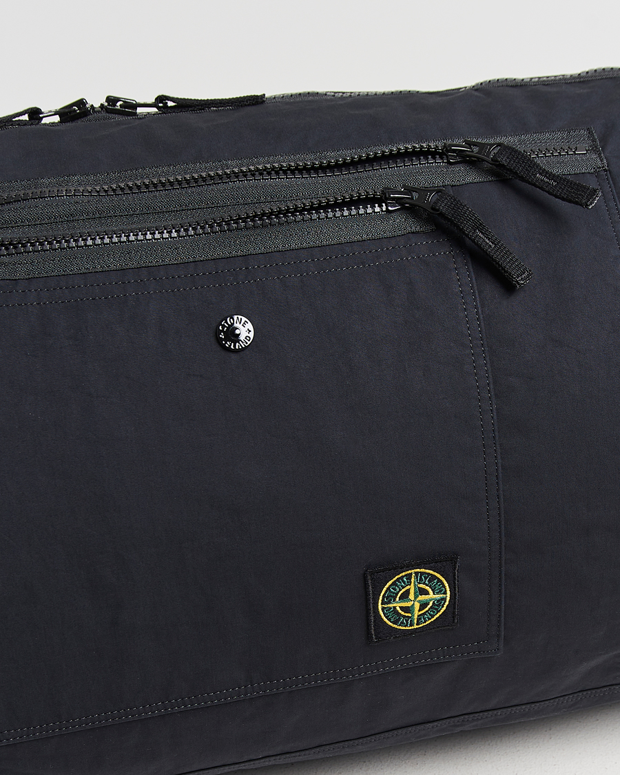 Hombres | Bolsos | Stone Island | Aluminum Tela Cotton Ripstop Weekendbag Black