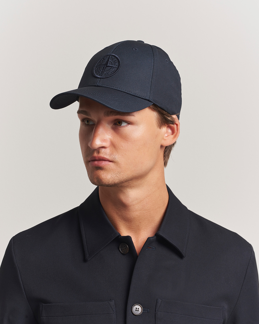 Hombres | Sombreros y gorras | Stone Island | Stone IslandClassic Cotton Logo CapNavy