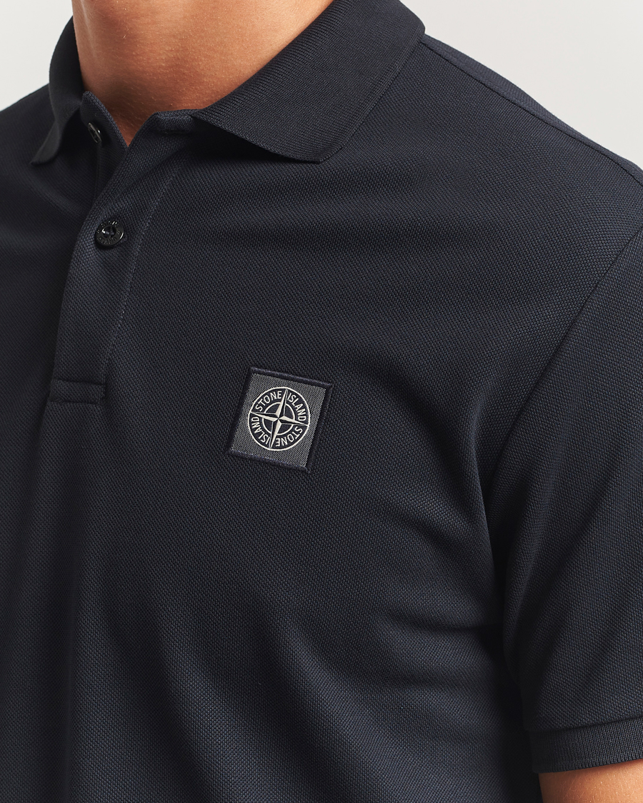 Hombres | Polos | Stone Island | Organic Cotton Pique Polo Navy