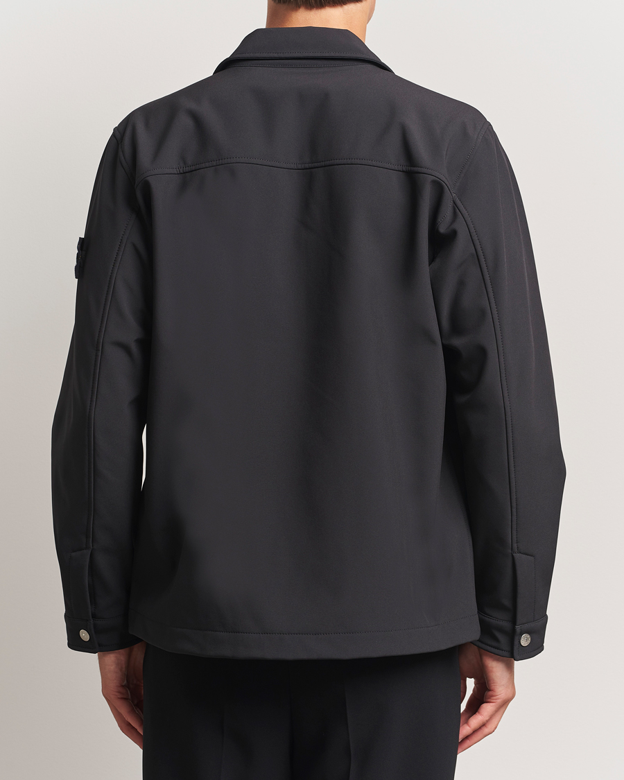 Hombres | Abrigos y chaquetas | Stone Island | Soft Shell Shirt Jacket Black