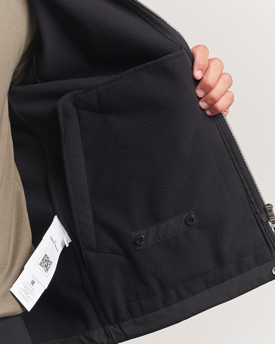 Hombres | Abrigos y chaquetas | Stone Island | Soft Shell Shirt Jacket Black