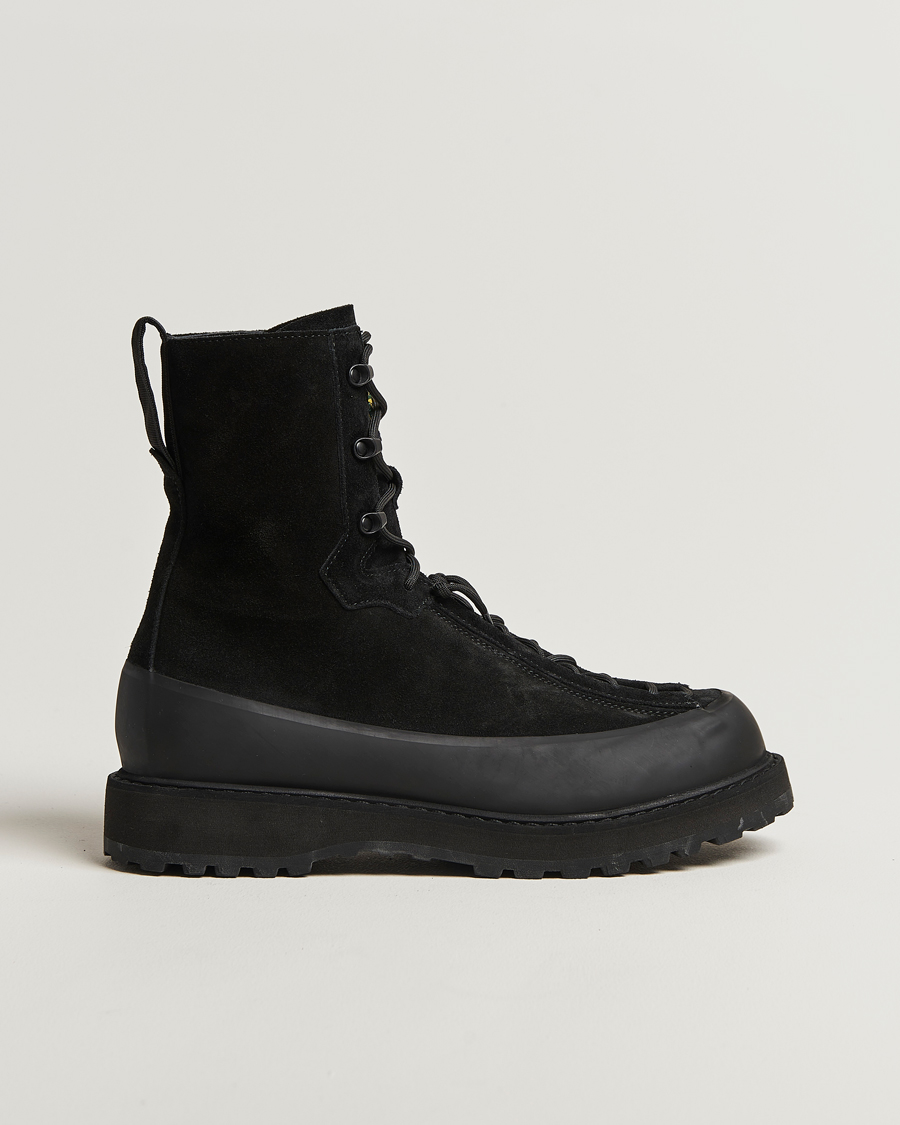 Hombres | Botas | Stone Island | Suede Hiking Boots Black