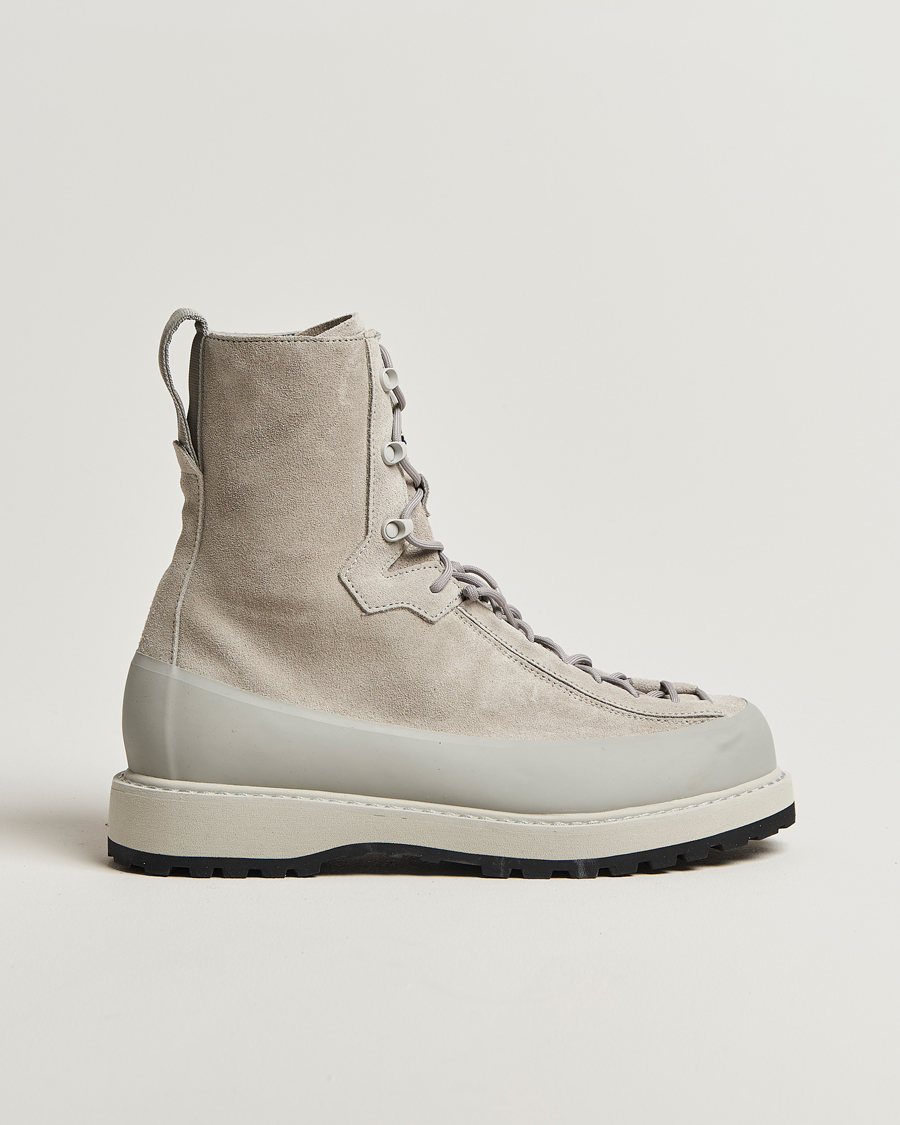 Hombres | Botas | Stone Island | Suede Hiking Boots Pearl Grey