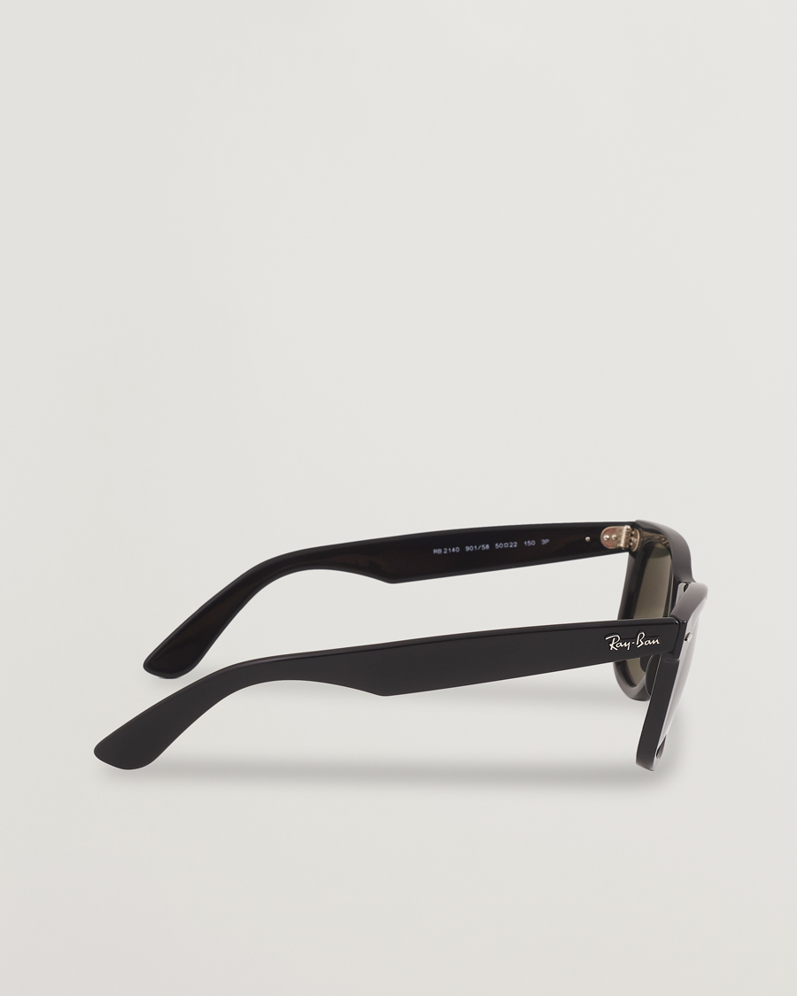 Hombres | Gafas de sol | Ray-Ban | Original Wayfarer Polarized Sunglasses Black/Green