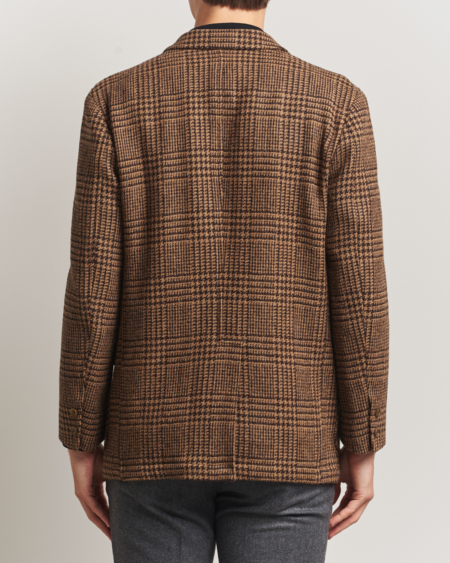 Hombres | Blazers | Kamakura Shirts | Unconstructed Ivy Blazer Brown Glenplaid
