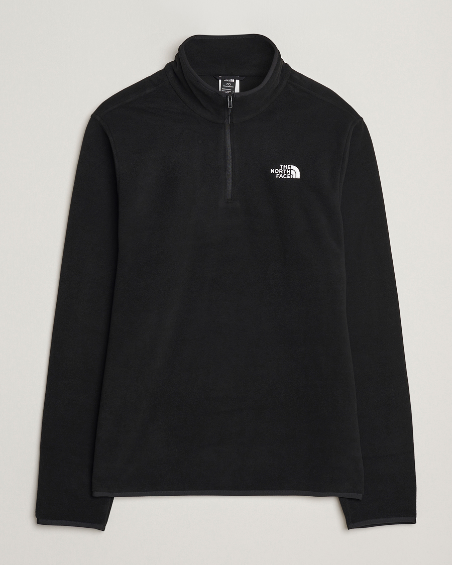Hombres | Jerséis y prendas de punto | The North Face | Glacier Fleece 1/4 Zip Black