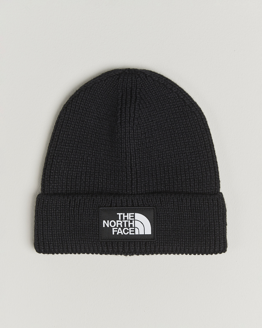 Hombres | The North Face Logo Box Cuffed Beanie Black | The North Face | Logo Box Cuffed Beanie Black
