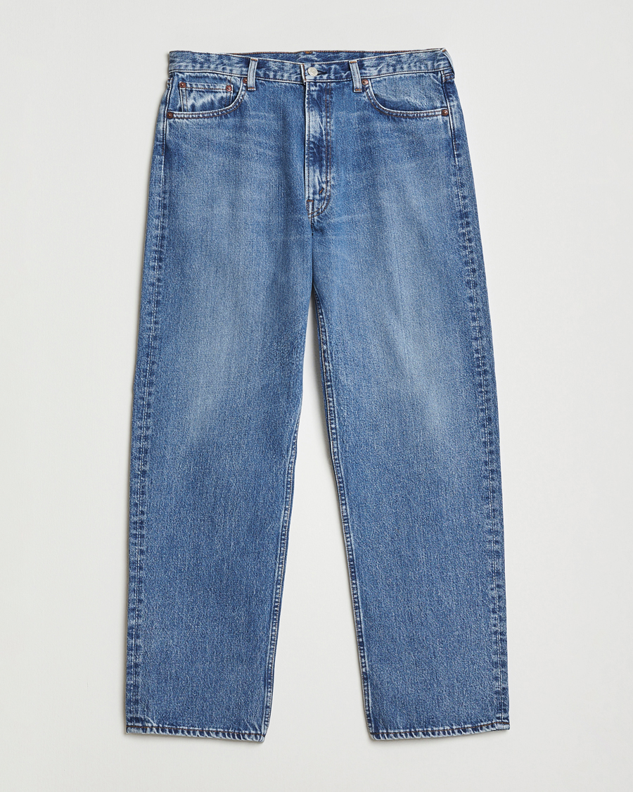 Hombres | Camisas | orSlow | 101 Dad Fit Jeans Denim Used