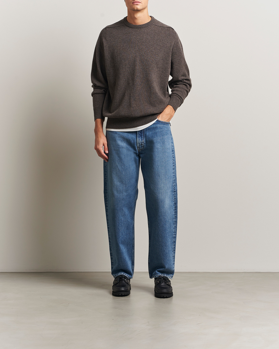 Hombres | Camisas | orSlow | 101 Dad Fit Jeans Denim Used
