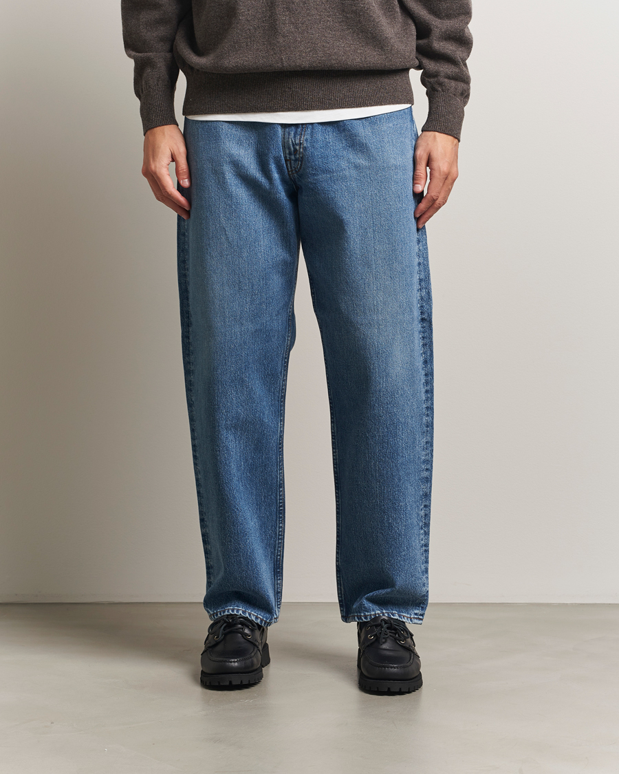 Hombres | Camisas | orSlow | 101 Dad Fit Jeans Denim Used