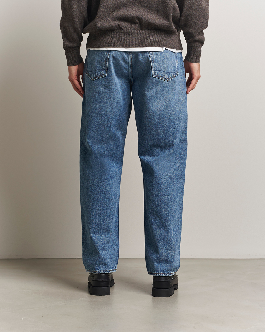 Hombres | Camisas | orSlow | 101 Dad Fit Jeans Denim Used