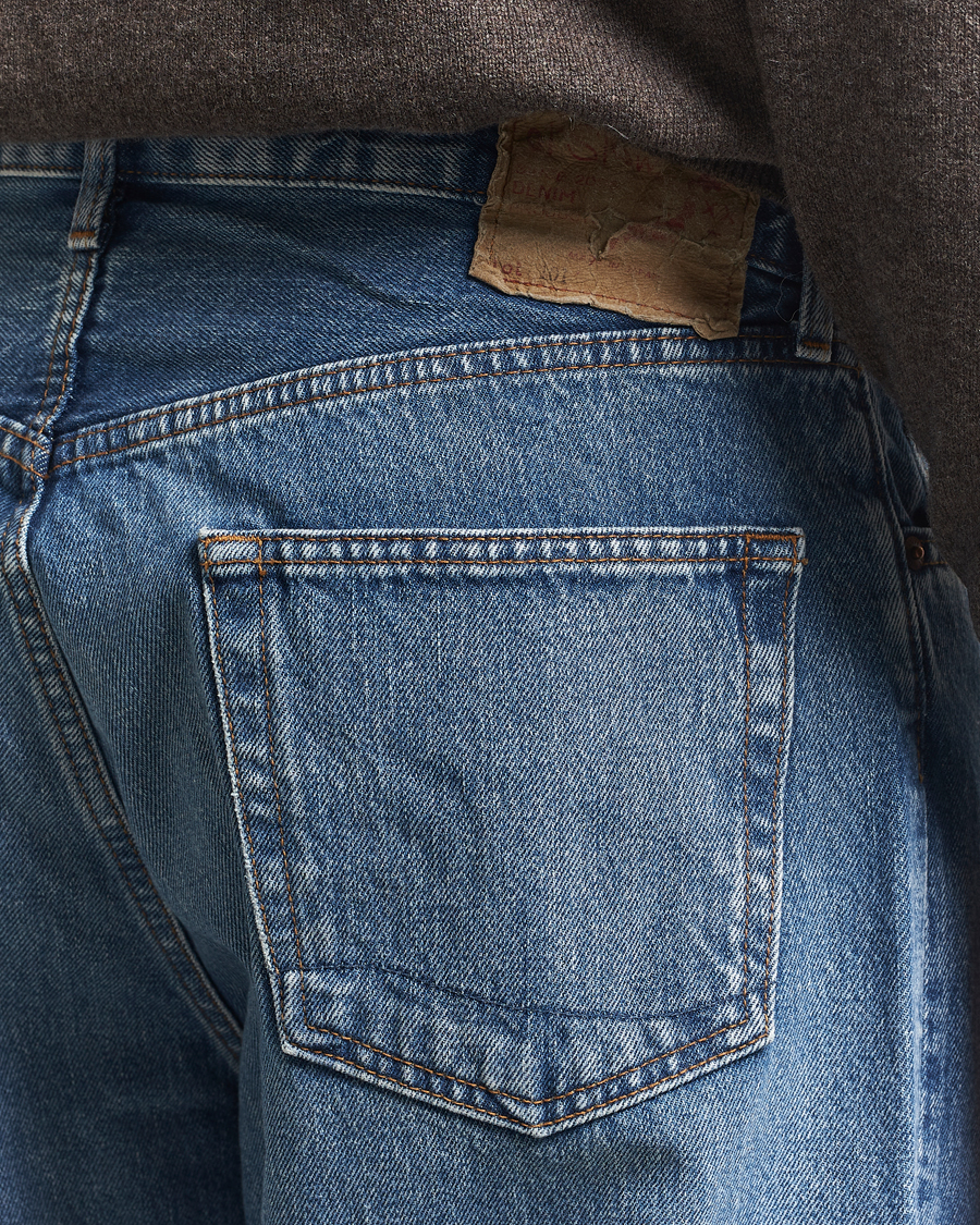 Hombres | Camisas | orSlow | 101 Dad Fit Jeans Denim Used