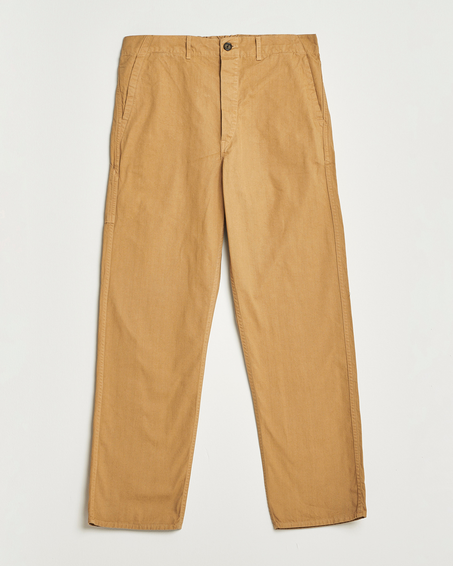 Hombres | Pantalones | orSlow | French Work Pants Khaki