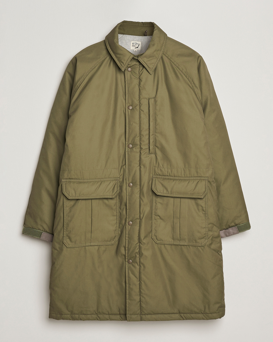 Hombres | Abrigos y chaquetas | orSlow | Padded Active Coat Army Green