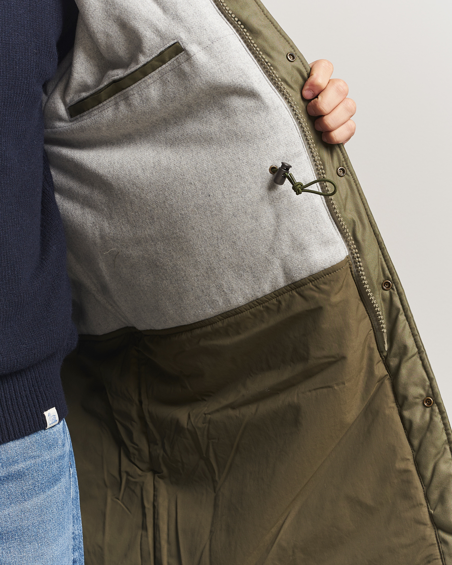 Hombres | Abrigos y chaquetas | orSlow | Padded Active Coat Army Green