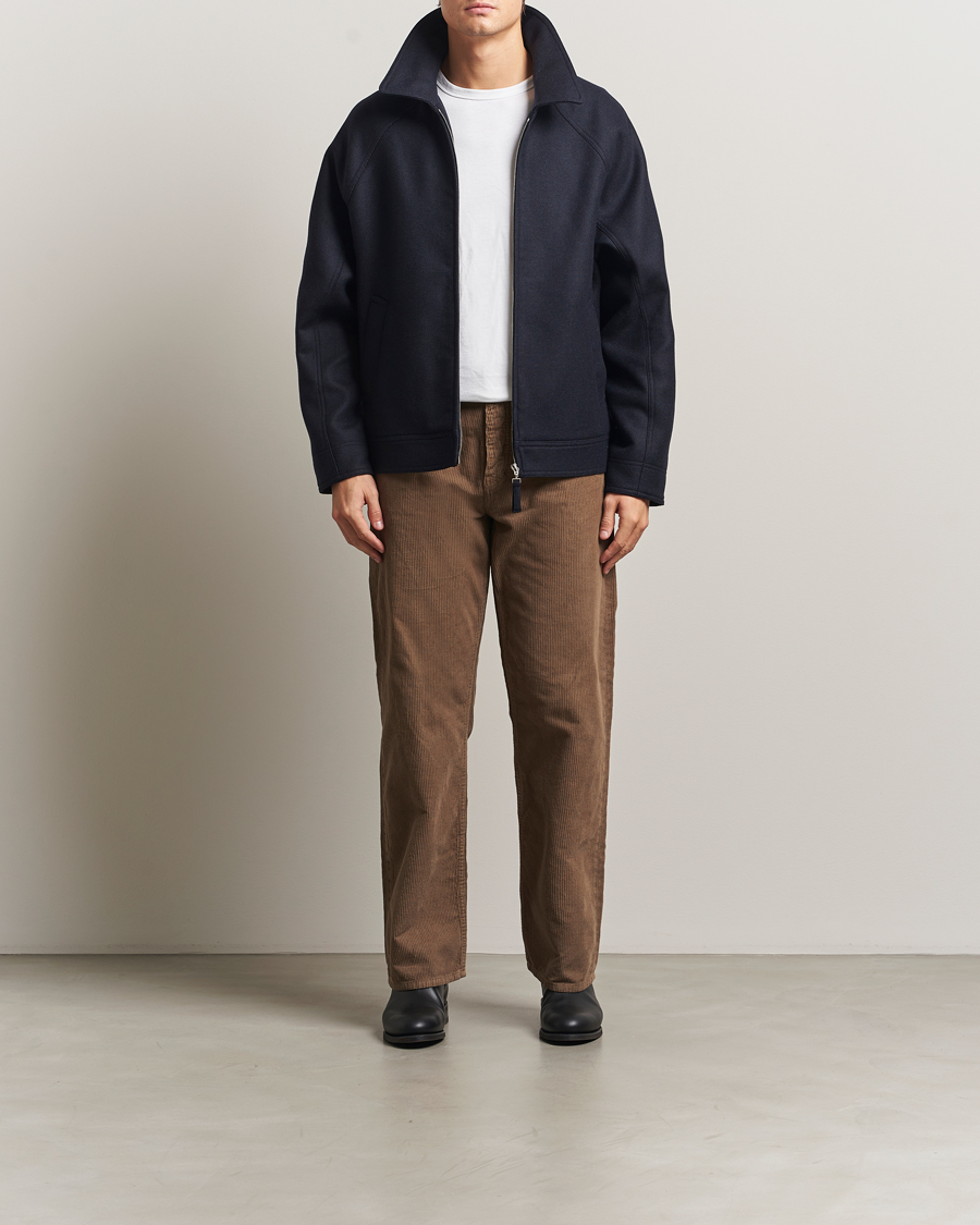 Hombres | Abrigos y chaquetas | A.P.C. | Chase Wool Bomber Jacket Dark Navy
