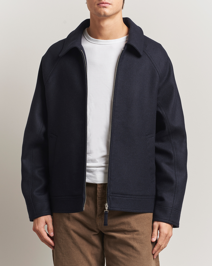 Hombres | Abrigos y chaquetas | A.P.C. | Chase Wool Bomber Jacket Dark Navy