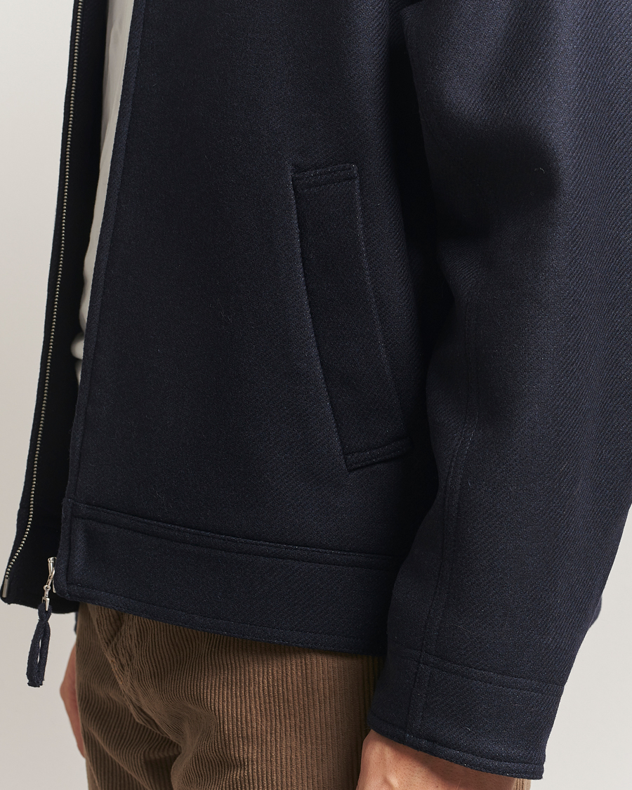 Hombres | Abrigos y chaquetas | A.P.C. | Chase Wool Bomber Jacket Dark Navy