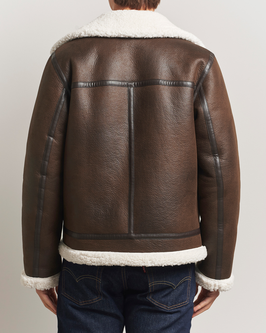 Hombres | Abrigos y chaquetas | A.P.C. | Tommy Aviator Jacket Brown