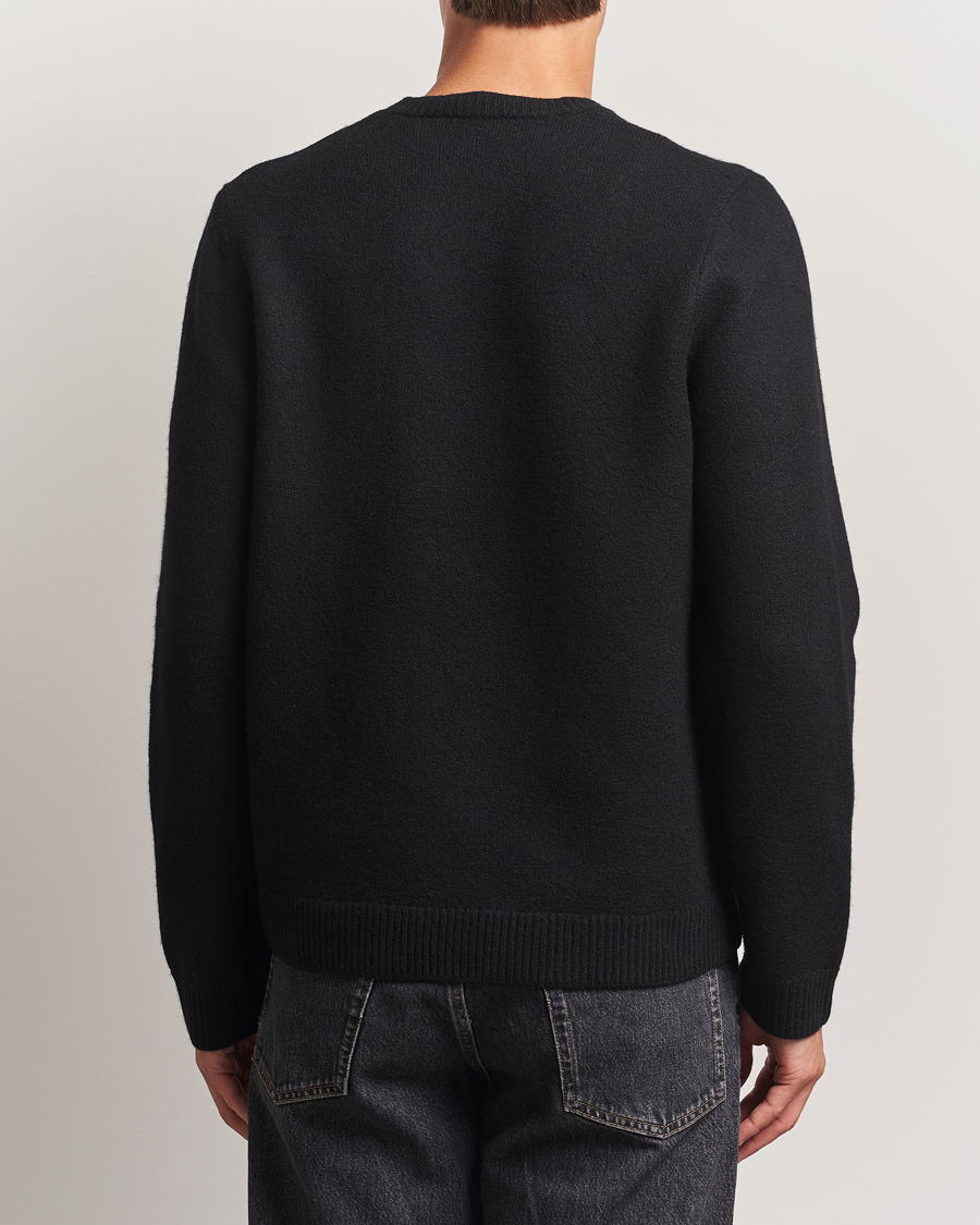 Hombres | Jerséis y prendas de punto | A.P.C. | Edward Wool Knitted Sweater Black