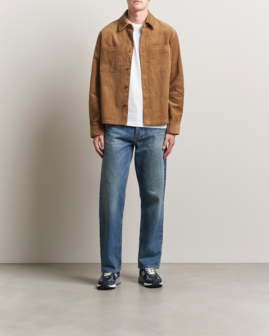 Hombres | Camisas | A.P.C. | Leon Corduroy Overshirt Brown