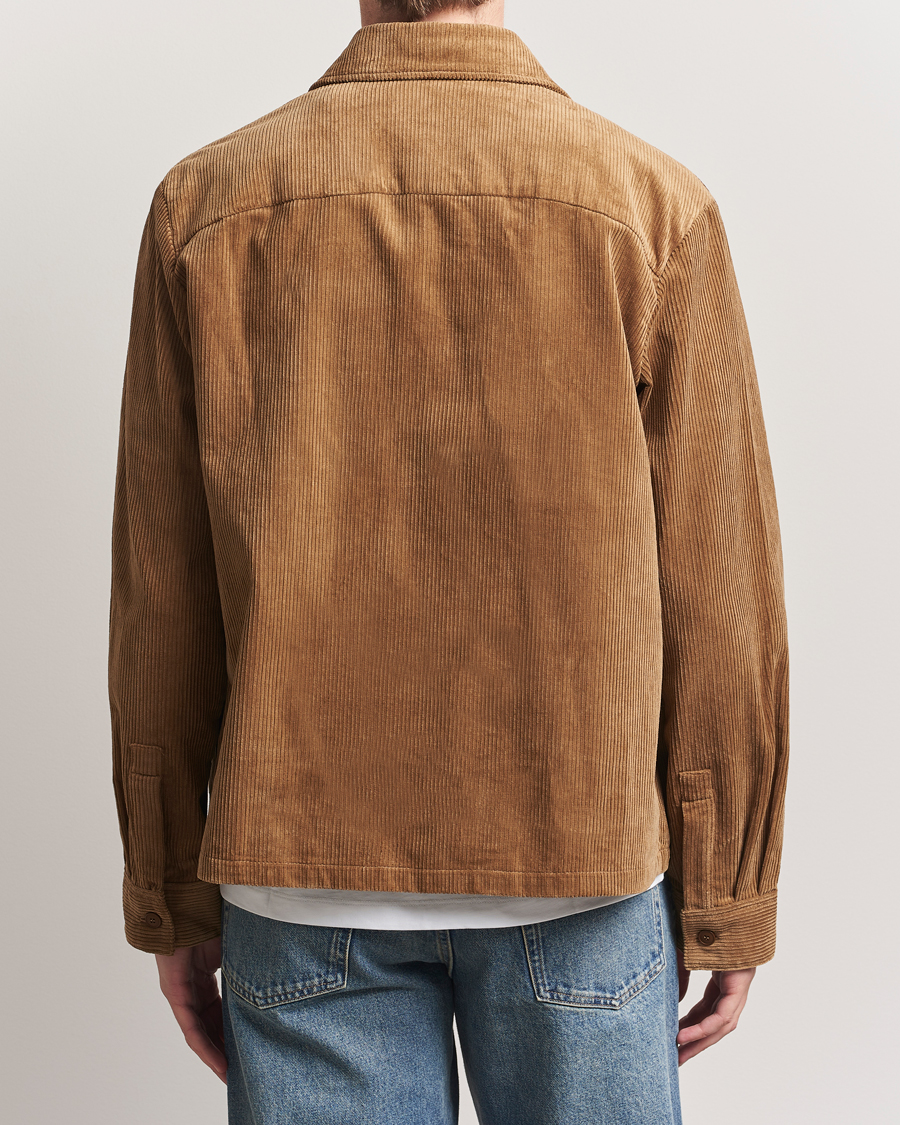 Hombres | Camisas | A.P.C. | Leon Corduroy Overshirt Brown