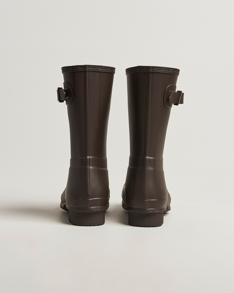 Hombres | Sobrecubiertas | Hunter Boots | Original Short Boot Dark Brown