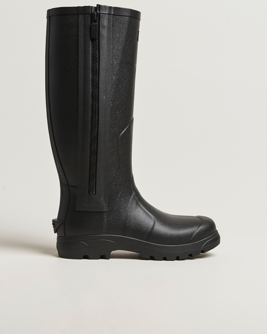 Hombres | Sobrecubiertas | Hunter Boots | Balmoral Full Zip Boot Black