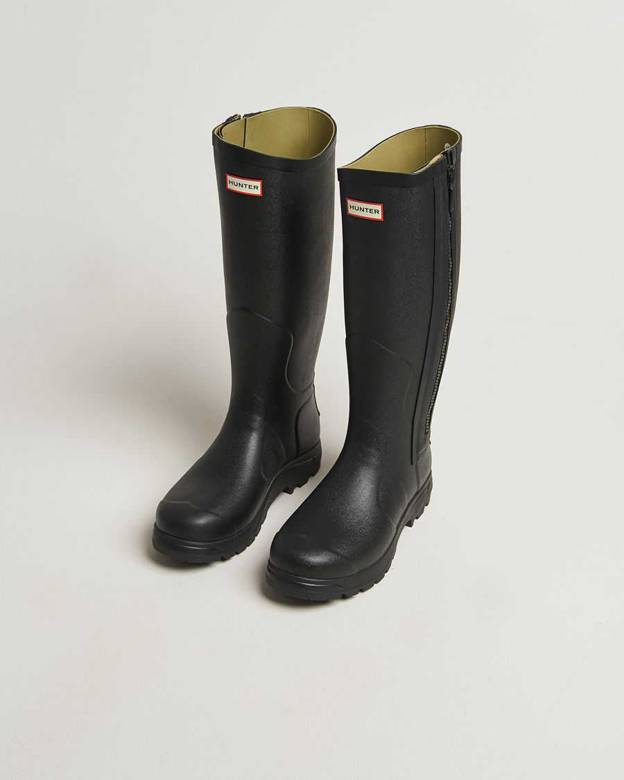 Hombres | Sobrecubiertas | Hunter Boots | Balmoral Full Zip Boot Black