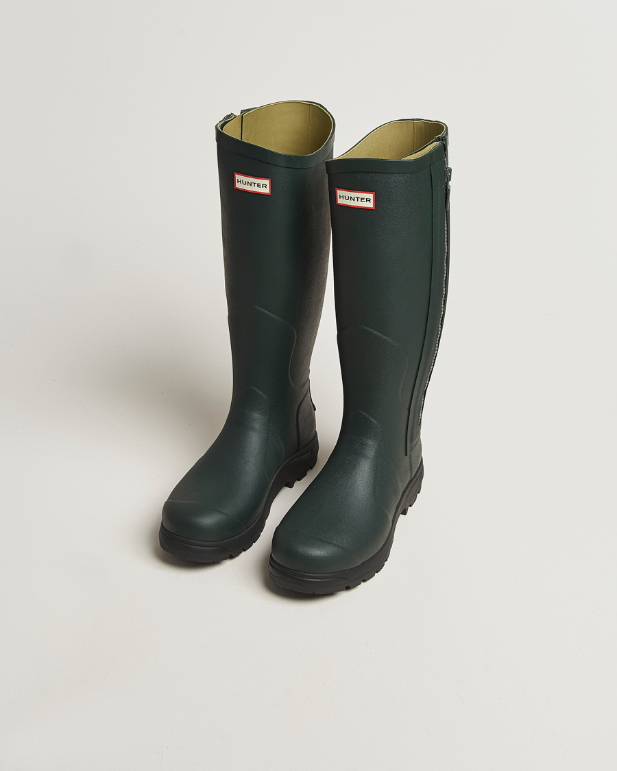 Hombres | Sobrecubiertas | Hunter Boots | Balmoral Full Zip Boot Dark Olive