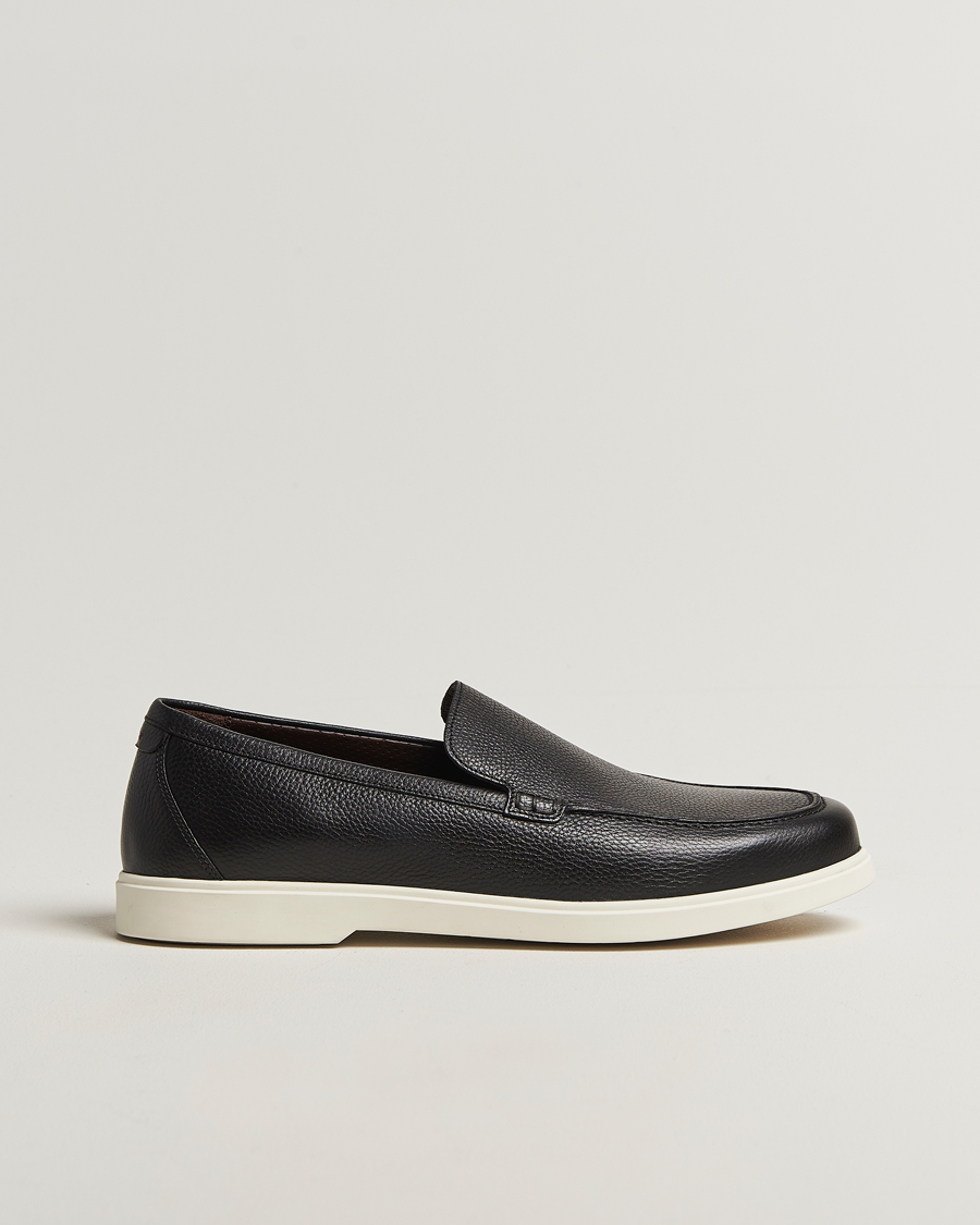 Hombres | Mocasines | Loake 1880 | Tuscany Grained Leather Loafers Black