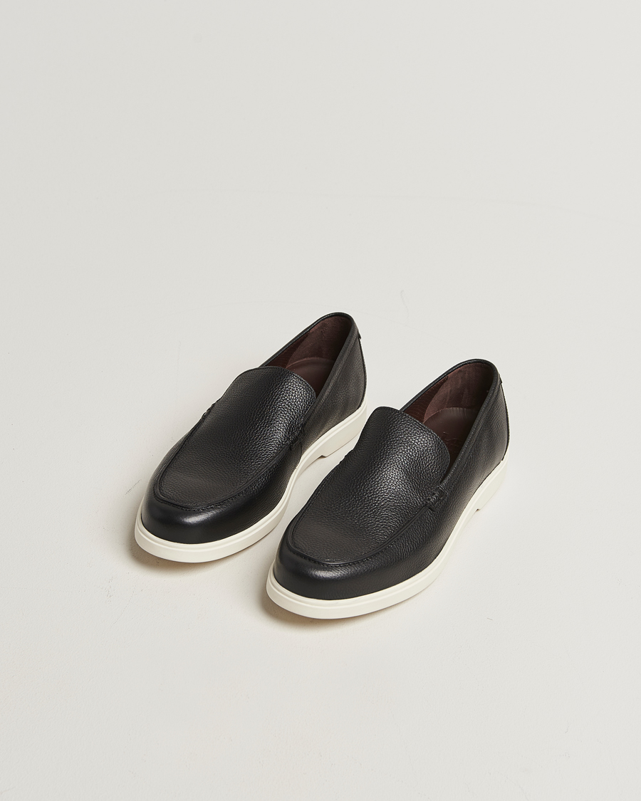 Hombres | Mocasines | Loake 1880 | Tuscany Grained Leather Loafers Black